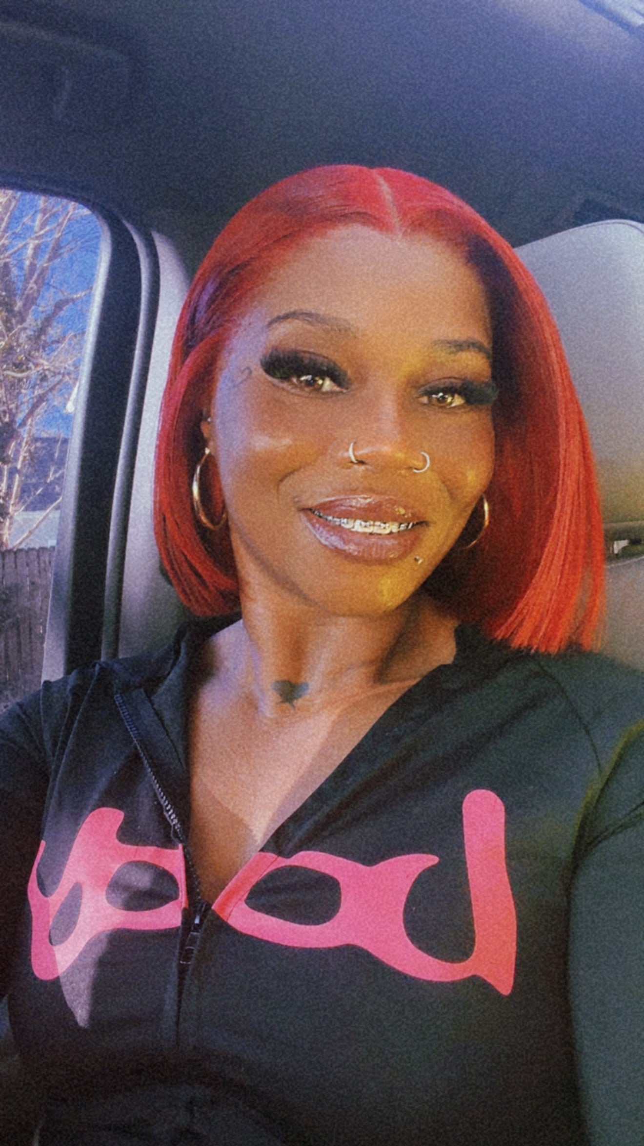 Fire Red lace Front Wig – 100% Virgin Brazilian Human Hair