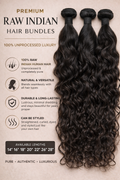 ✨ Premium Raw Indian Hair Bundles – 100% Unprocessed Luxury