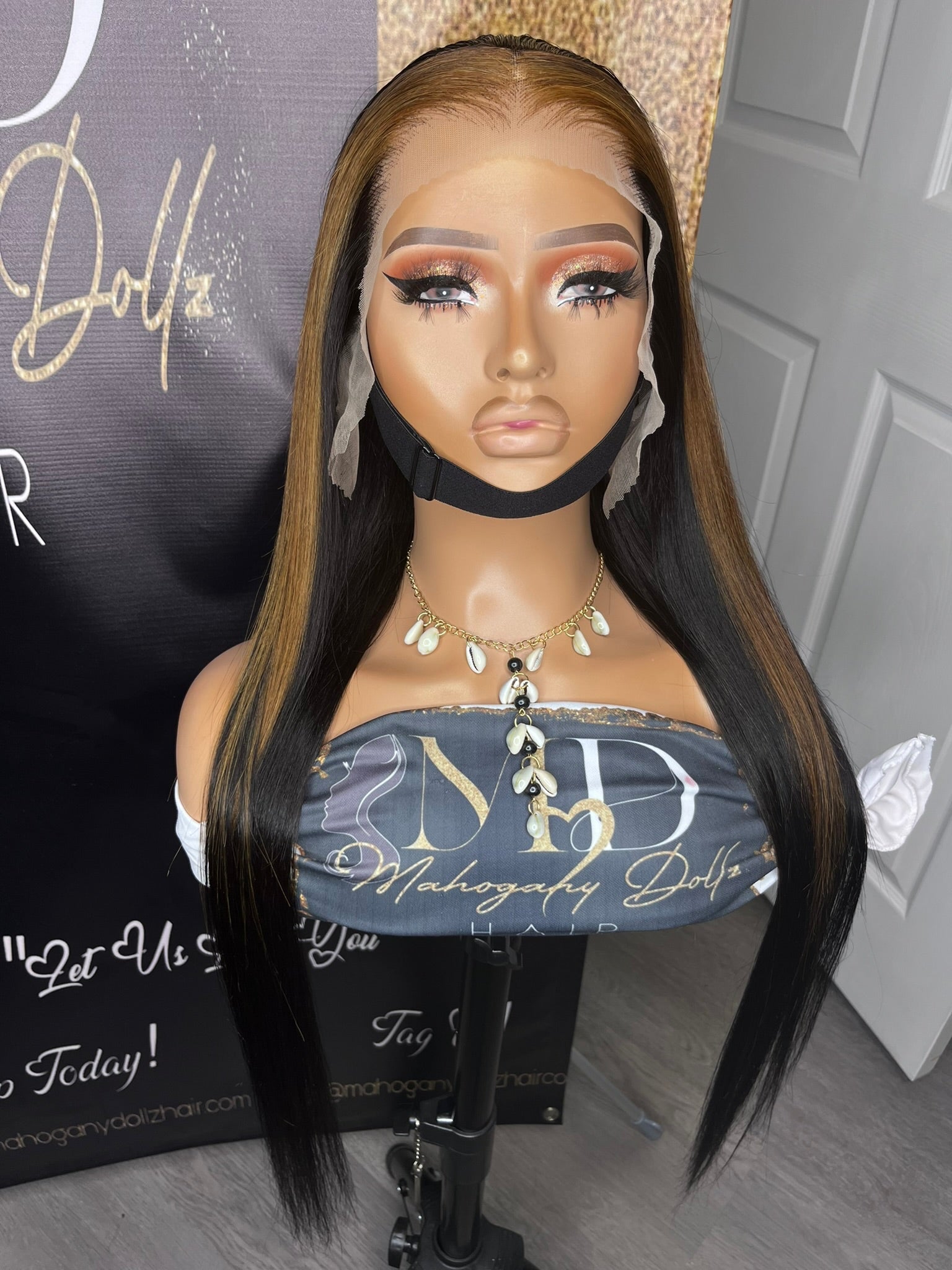 Ombré lace Front Wig – 100% Virgin Brazilian Human Hair