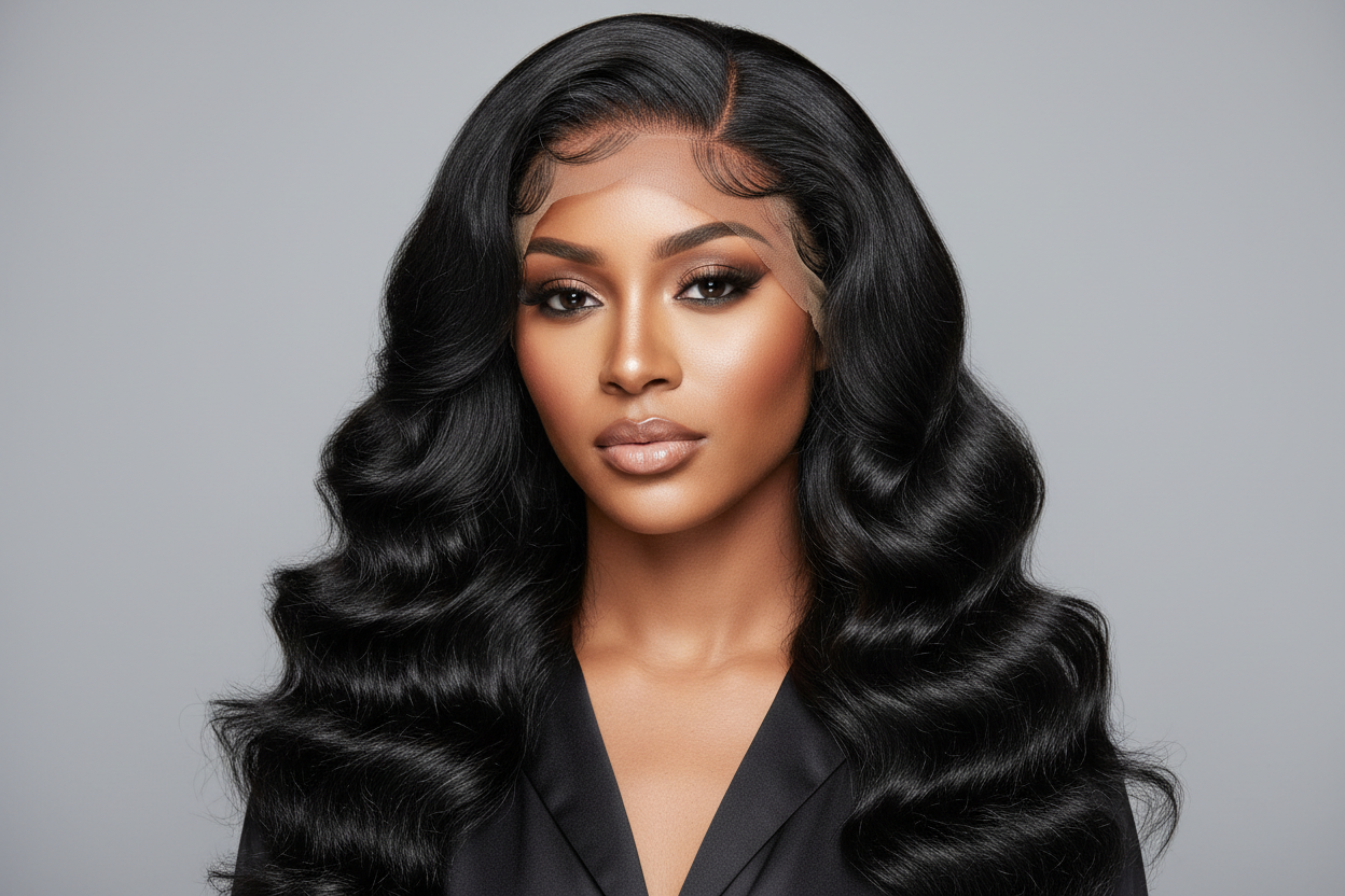 13x4 HD Frontal Wig – 100% Virgin Human Hair (Straight)